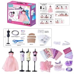 Thumbnail Đồ Chơi Thiết Kế Thời Trang, Dụng Cụ May Vá Thủ Công - cực kì an toàn vì KHÔNG MAY VÁ 4