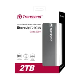 Thumbnail Ổ cứng di động HDD Transcend StoreJet Lightweight 25C3 2.5" 1TB / 2TB 5Gbps Bảo hành 3 năm 1