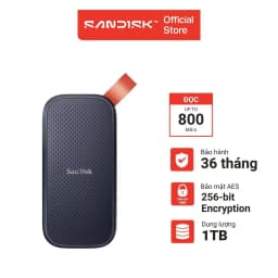 Thumbnail Ổ cứng di động SSD 1TB - 2TB Sandisk E30 800MB/s 2