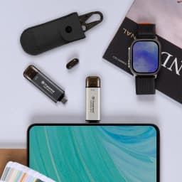 Thumbnail Ổ cứng di động SSD Transcend ESD310 128GB 1050MB/s - Bảo hành 5 năm 2