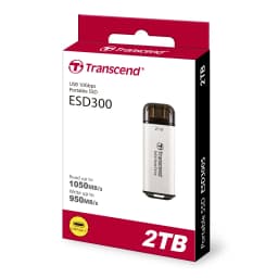 Thumbnail Ổ cứng di động SSD Transcend ESD300 512GB / 1TB / 2TB 1050MB/s - Bảo hành 5 năm 3