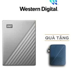 Thumbnail Ổ cứng di động Western Digital WD My Passport Ultra Silver 2.5" USB Type C 4TB - WDBFTM0040BSL 2