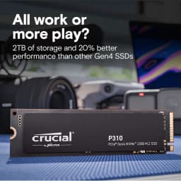 Thumbnail Ổ cứng SSD Crucial P310 1TB PCIe Gen4 NVMe M.2 – tốc độ cực nhanh & hiệu năng lưu trữ đột phá - CT1000P310SSD8 2