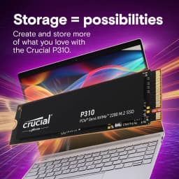 Thumbnail Ổ cứng SSD Crucial P310 1TB PCIe Gen4 NVMe M.2 – tốc độ cực nhanh & hiệu năng lưu trữ đột phá - CT1000P310SSD8 4