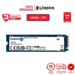 Thumbnail Ổ cứng SSD Kingston NV2 NV3 NVMe Gen 4x4 PCIe 4.0 M.2 tốc độ đọc/ghi lên tới 3.500/2.800 MB/giây - Hàng chính hãng 2