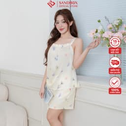 Thumbnail Đồ Ngủ Bộ Hai Dây Mặc Nhà SANDBOX Chất Liệu Lụa Cao Cấp, Thiết Kế Trẻ Trung,Mặc Thoải Mái BHL25002 3