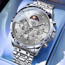 Thumbnail OLEVS Đồng hồ nam Đa chức năng Đồng hồ Quartz Chống nước Công sở Thời trang Chính hãng 3653 1