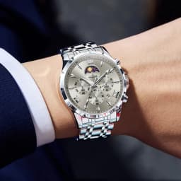 Thumbnail OLEVS Đồng hồ nam Đa chức năng Đồng hồ Quartz Chống nước Công sở Thời trang Chính hãng 3653 2