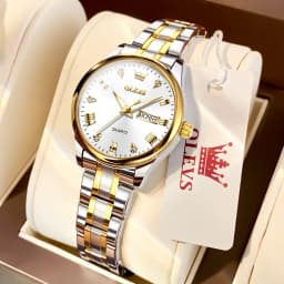 Thumbnail OLEVS Đồng hồ nữ Đeo Tay Chống Thấm Nước Bằng dây đeo Thép Không Gỉ Thời Trang 5563 1