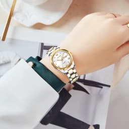 Thumbnail OLEVS Đồng hồ nữ Đeo Tay Chống Thấm Nước Bằng dây đeo Thép Không Gỉ Thời Trang 5563 2