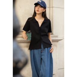 Thumbnail OLV - Áo kiểu len cột nơ đi chơi Bexley Top nhiều màu 3