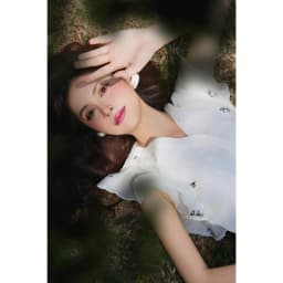 Thumbnail OLV - Đầm kiểu hoa Selby Fleur Dress in Cream 4