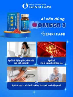 Thumbnail Omega 3 Bổ Mắt Hỗ Trợ Người Cận Thị, Tốt Cho Trí Não Tim Mạch, Astaxanthin Ngăn Ngừa Lão Hóa Genki Fami Nhật Bản 4
