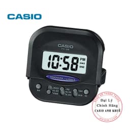 Thumbnail Đồng hồ báo thức du lịch - để bàn điện tử Casio PQ-30B-1DF màu đen 6X6cm 1