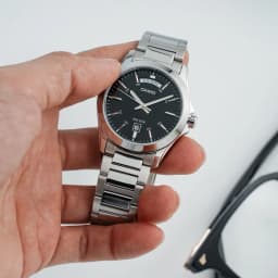 Thumbnail Đồng Hồ Casio Nam MTP-1370D-1A1VDF Mặt Tròn Màu Đen Dây Kim Loại Chính Hãng 2