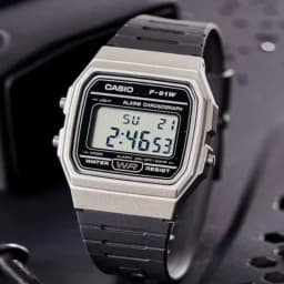 Thumbnail Đồng Hồ Casio Nam Điện Tử F-91WM-7ADF Dây Cao Su Chính Hãng 4