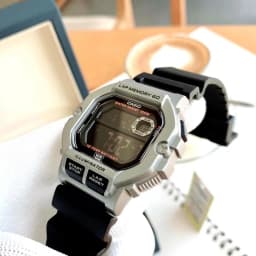 Thumbnail Đồng Hồ Casio Nam Điện Tử WS-1400H-1BVDF Mặt Vuông Dây Cao Su Chính Hãng 4