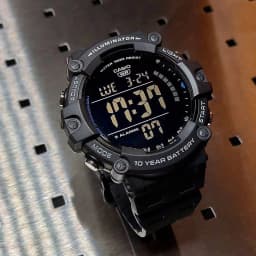 Thumbnail Đồng Hồ Casio Nam Điện Tử AE-1500WH-8BVDF Mặt Tròn Dây Cao Su Chính Hãng 3