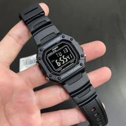 Thumbnail Đồng Hồ Casio Nam Điện Tử W-218H-1BVDF Mặt Vuông Dây Cao Su Chính Hãng 4