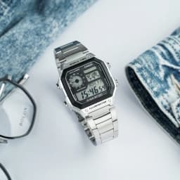 Thumbnail Đồng Hồ Casio Nam Điện Tử AE-1200WHD-1AVDF Mặt Vuông Dây Kim Loại Chính Hãng 3