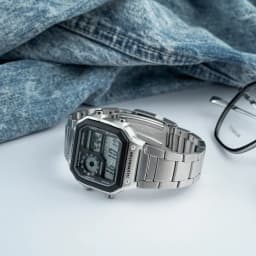 Thumbnail Đồng Hồ Casio Nam Điện Tử AE-1200WHD-1AVDF Mặt Vuông Dây Kim Loại Chính Hãng 4