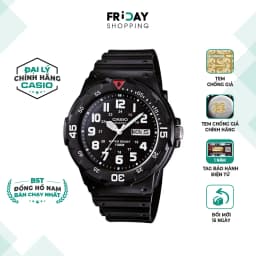 Thumbnail Đồng Hồ Casio Nam MRW-200H-1BVDF Mặt Tròn Dây Cao Su Chính Hãng 1