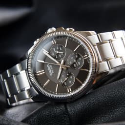 Thumbnail Đồng Hồ Casio Nam MTP-1375D-1AVDF Mặt Tròn Màu Đen Dây Kim Loại Chính Hãng 3