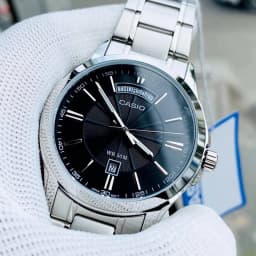 Thumbnail Đồng Hồ Casio Nam MTP-1381D-1AVDF Mặt Đen Dây Kim Loại Chính Hãng 2