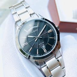 Thumbnail Đồng Hồ Casio Nam MTP-1381D-1AVDF Mặt Đen Dây Kim Loại Chính Hãng 3