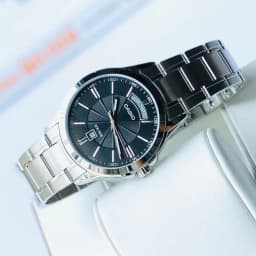 Thumbnail Đồng Hồ Casio Nam MTP-1381D-1AVDF Mặt Đen Dây Kim Loại Chính Hãng 4