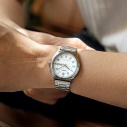Thumbnail Đồng Hồ Casio Nam MTP-V006D-7BUDF Mặt Tròn Màu Trắng Dây Kim Loại Chính Hãng 4