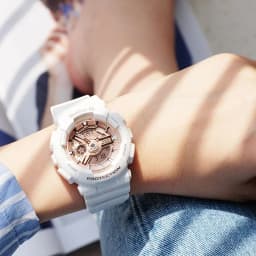Thumbnail Đồng hồ casio nữ dây nhựa chính hãng BABYG BA-110X-7A1 1