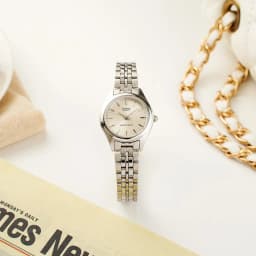 Thumbnail Đồng Hồ Casio Nữ LTP-1129A-7ARDF Mặt Tròn Màu Trằng Dây Kim Loại Chính Hãng 3