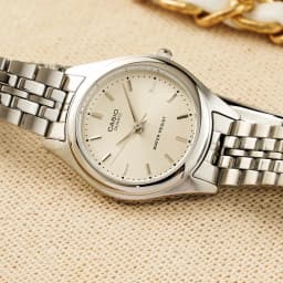 Thumbnail Đồng Hồ Casio Nữ LTP-1129A-7ARDF Mặt Tròn Màu Trằng Dây Kim Loại Chính Hãng 4