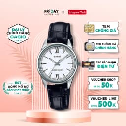 Thumbnail Đồng Hồ Casio Nữ LTP-V005L-7B2UDF Mặt Tròn Dây Da Thời Trang Chính Hãng 1