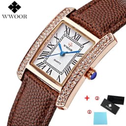 Thumbnail Đồng Hồ Chống Thấm Nước Wwoor 8806 Chất Lượng Cao Cho Nữ 1