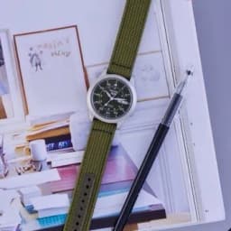 Thumbnail Đồng hồ cơ nam Seiko SNK805K2S kính Hardlex chống xước, chống nước 3 ATM, dây dù thời trang cao cấp chính hãng Nhật Bản 3