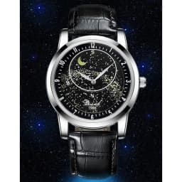 Thumbnail Đồng hồ cơ tự động nam DIZIZID Automatic chính hãng - Dây da cao cấp - Thiết kế bầu trời sao chuyển động DZC99 3