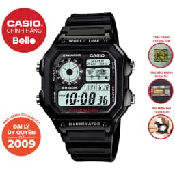 Thumbnail Đồng hồ dây nhựa Casio Nam AE-1200 chính hãng bảo hành 1 năm Pin trọn đời 1