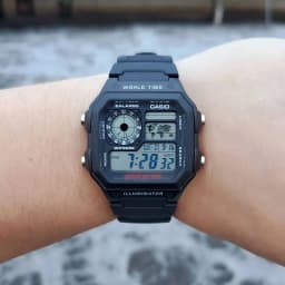 Thumbnail Đồng hồ dây nhựa Casio Nam AE-1200 chính hãng bảo hành 1 năm Pin trọn đời 4