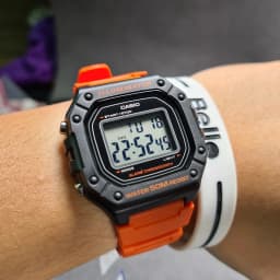 Thumbnail Đồng hồ dây nhựa Casio Nam W-218 chính hãng bảo hành 1 năm Pin trọn đời 3