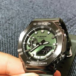 Thumbnail Đồng hồ Dây nhựa Nam Casio G-Shock GM-2100B-3ADR chính hãng bảo hành 5 năm Pin trọn đời 4