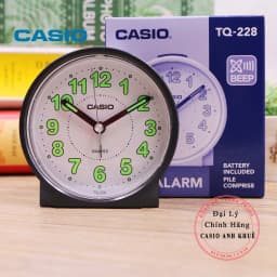 Thumbnail Đồng hồ để bàn Casio TQ-228-1DF báo thức ( 8.6 cm ) 1
