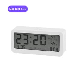 Thumbnail Đồng hồ để bàn SEN CLOCK SC001 Màn hình LCD, kiểu dáng thanh lịch, xuất xứ Việt Nam 1