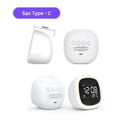Thumbnail Đồng hồ để bàn SEN CLOCK SC002 chất liệu nhựa bền bỉ, Màn hình LCD, xuất xứ Việt Nam 3