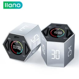 Thumbnail Đồng hồ đếm giờ LLANO TickTIme kỹ thuật số có đèn LED tiện lợi 1