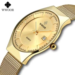 Thumbnail Đồng Hồ Đeo Tay Chống Nước WWOOR Masculino-8016 Sang Trọng Cho Nam 3