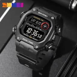 Thumbnail Đồng hồ đeo tay kỹ thuật số SKMEI 2126 có đèn LED cho nam 3