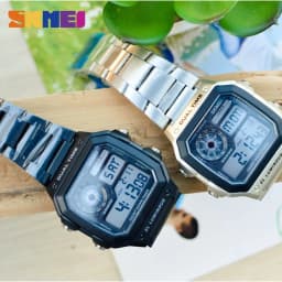 Thumbnail Đồng hồ đeo tay nam dây thép thời trang SKMEI Đồng hồ điện tử thể thao ngoài trời Đồng hồ chống nước kỹ thuật số 3