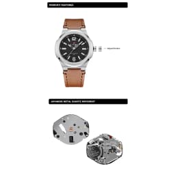 Thumbnail Đồng hồ đeo tay nam NAVIFORCE Thương hiệu hàng đầu Đồng hồ chống nước sang trọng Thể thao kinh doanh Quân đội Quân đội Đồng hồ thạch anh nguyên bản 4